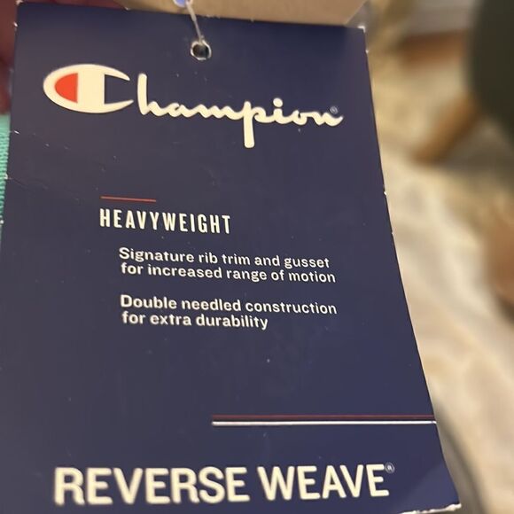 Champion portal teal 10” reverse weave cut shorts size small NEW - Picture 7 of 7